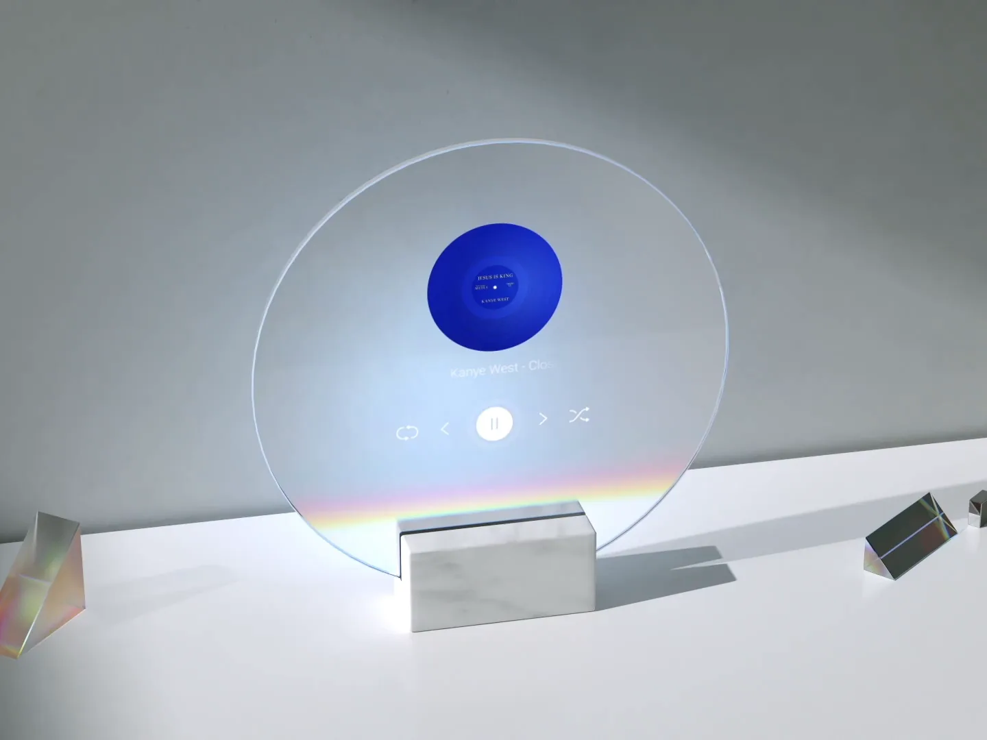 Transparent screen device